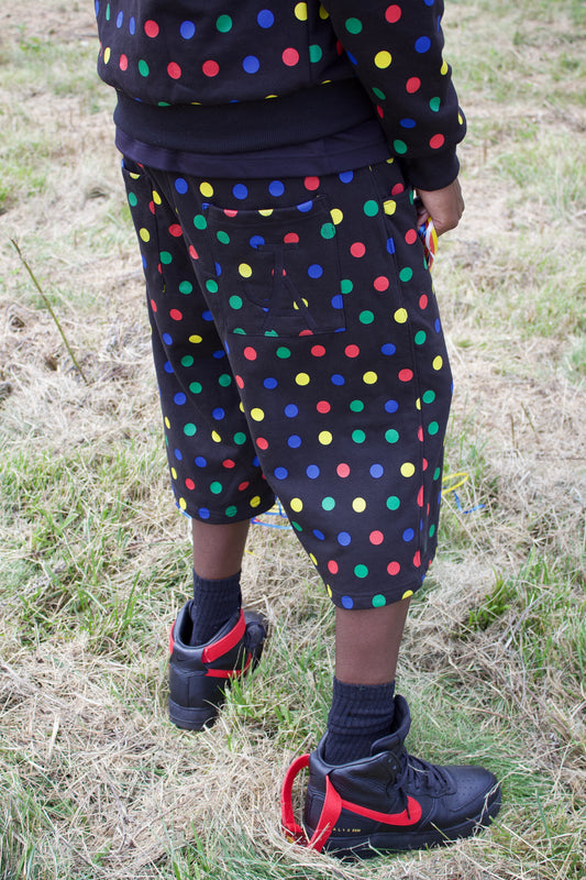 Noire Polka Shorts