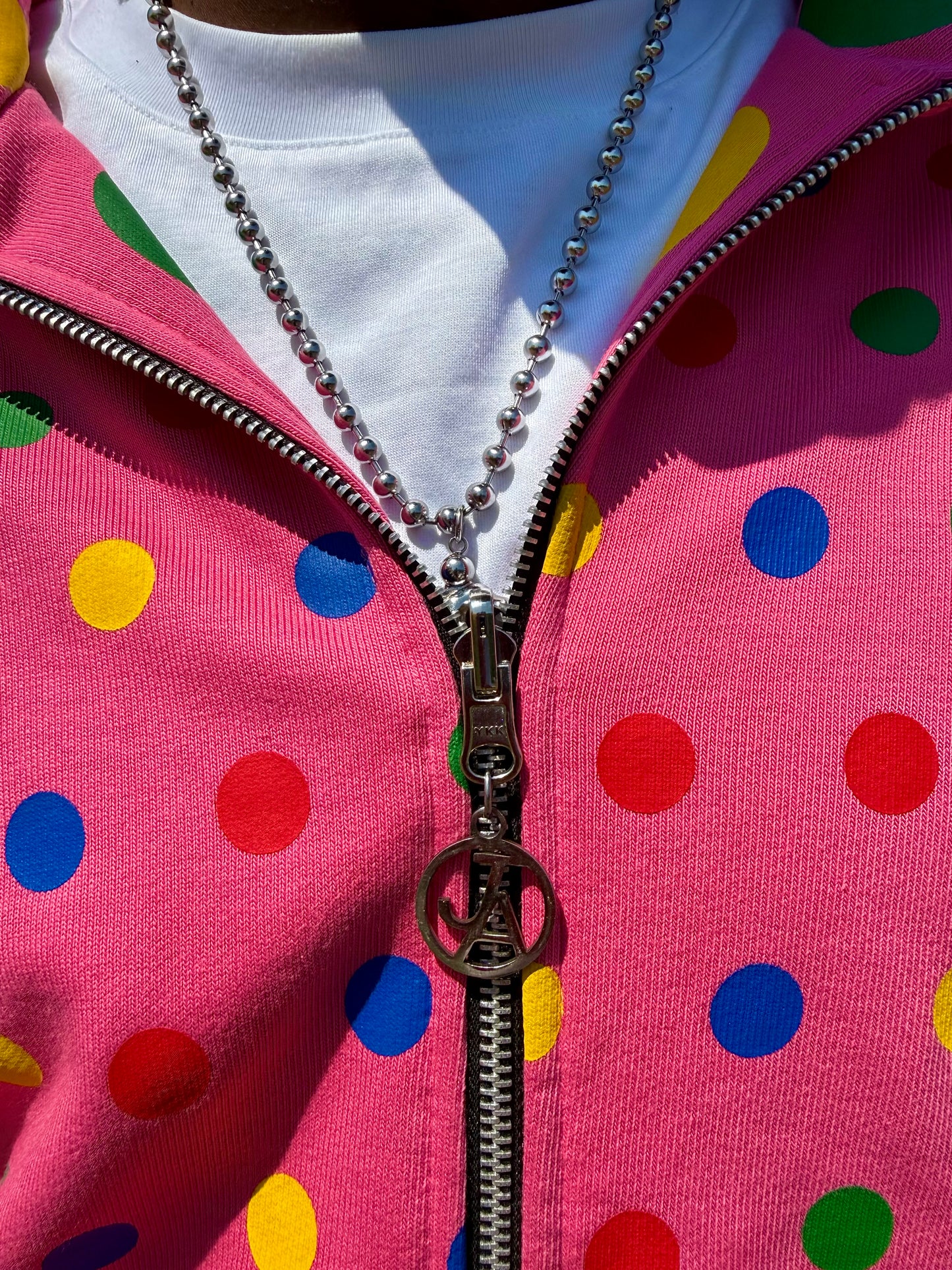 Cotton Candy Reversible Polka Hoodie