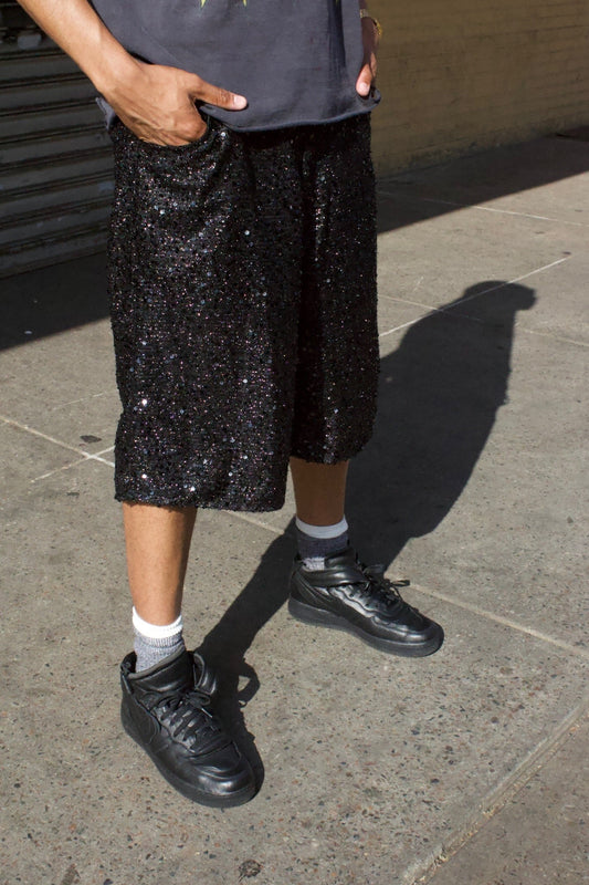 Noire Sequins Shorts