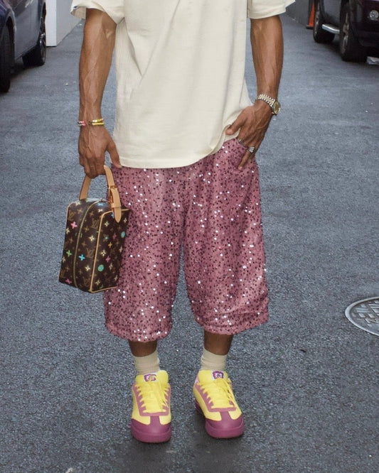 Cotton Candy Sequins Shorts