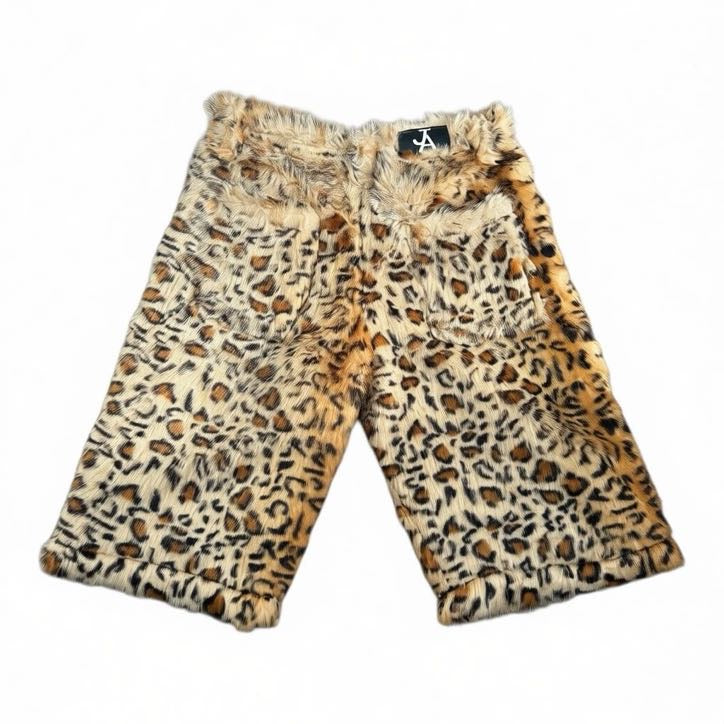Cheetah Fur Shorts
