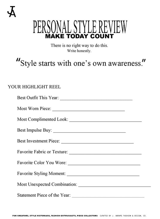 Share your Style or Download the Full Form Below