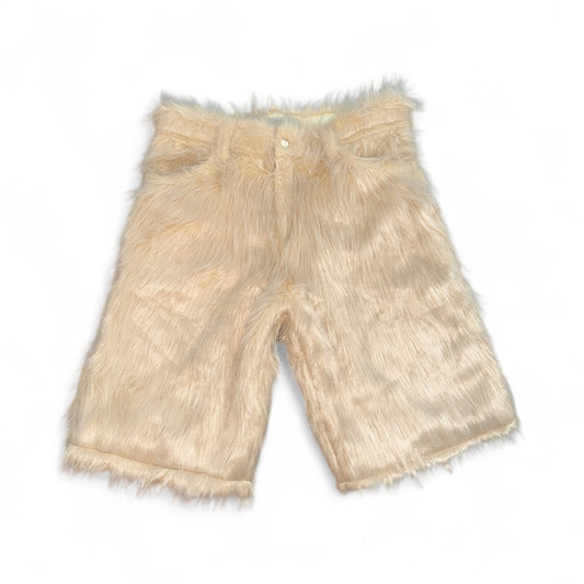 Crème Fur Shorts