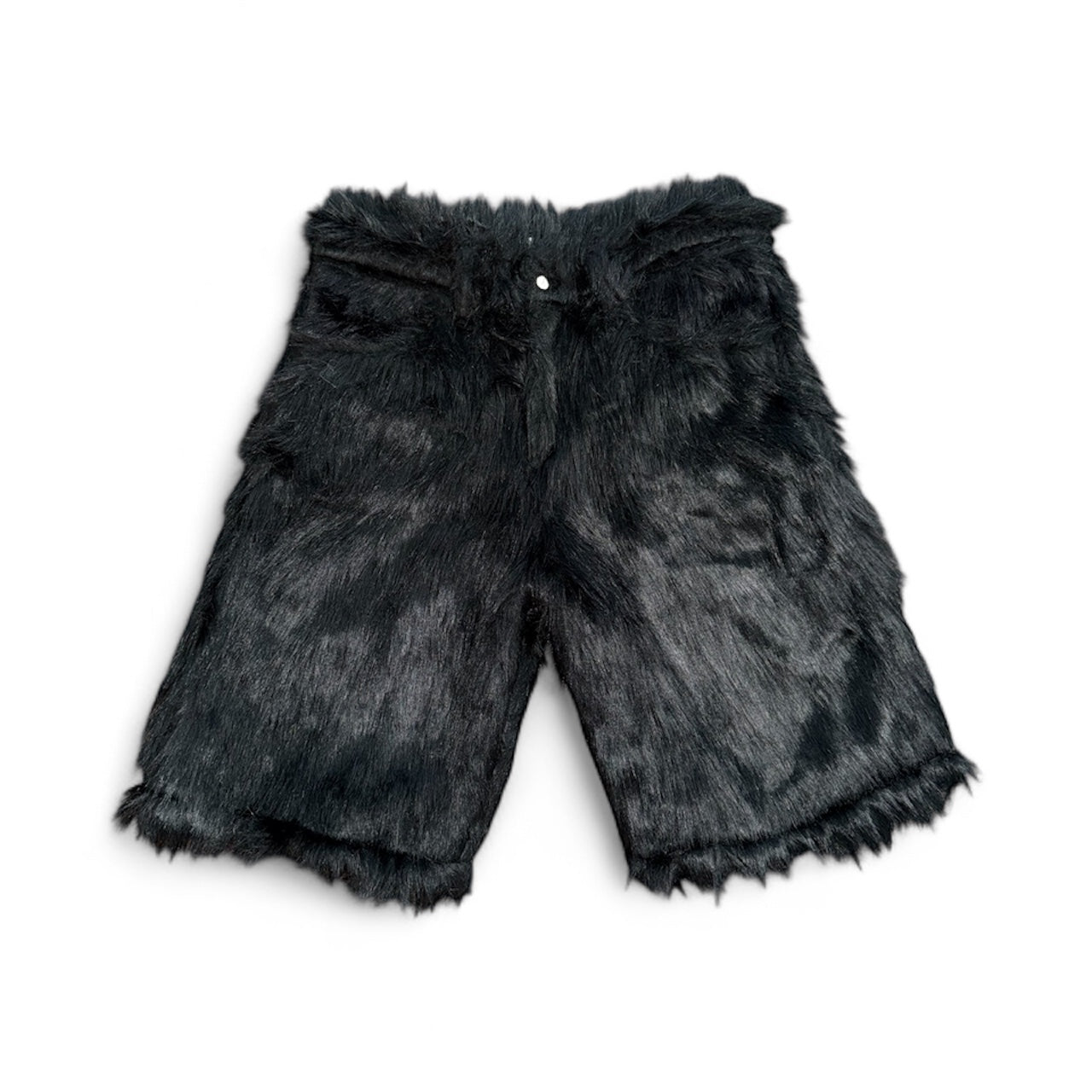 Noire Fur Shorts