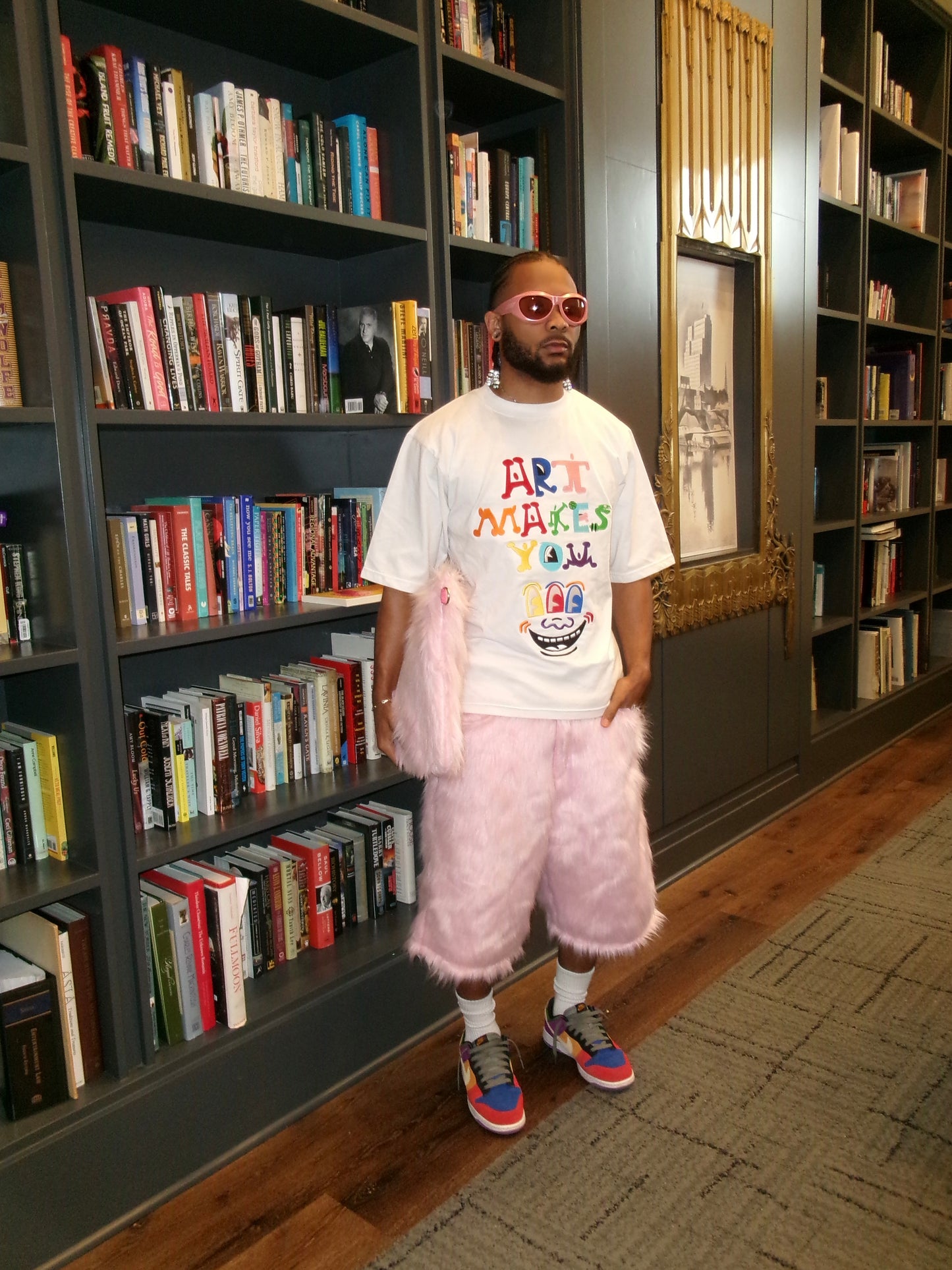 Cotton Candy Fur Shorts