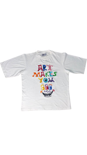 ART MAKES YOU HAPPY TEE