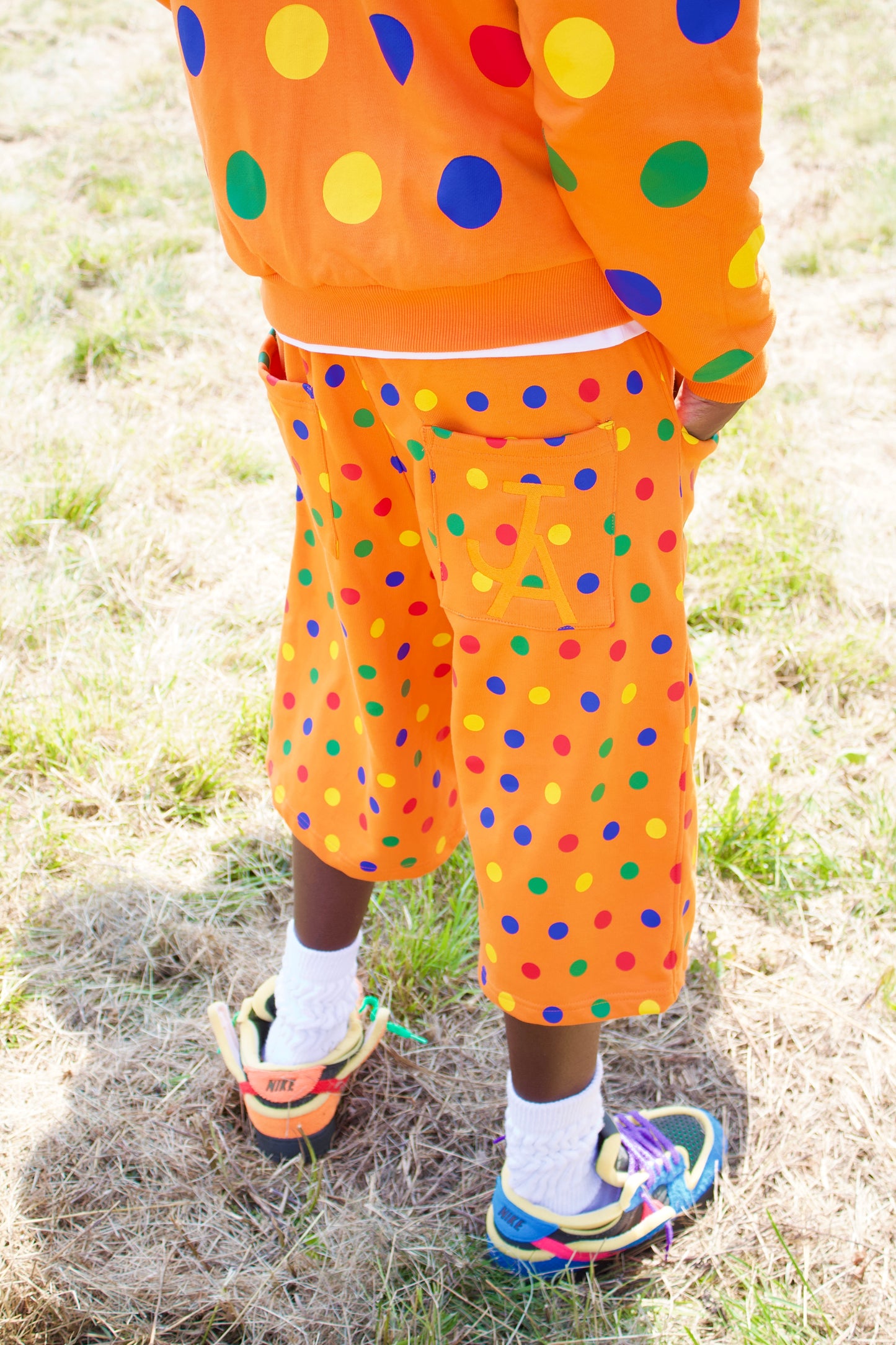 Citrus Candy Polka Shorts