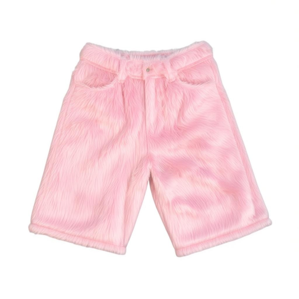 Cotton Candy Fur Shorts