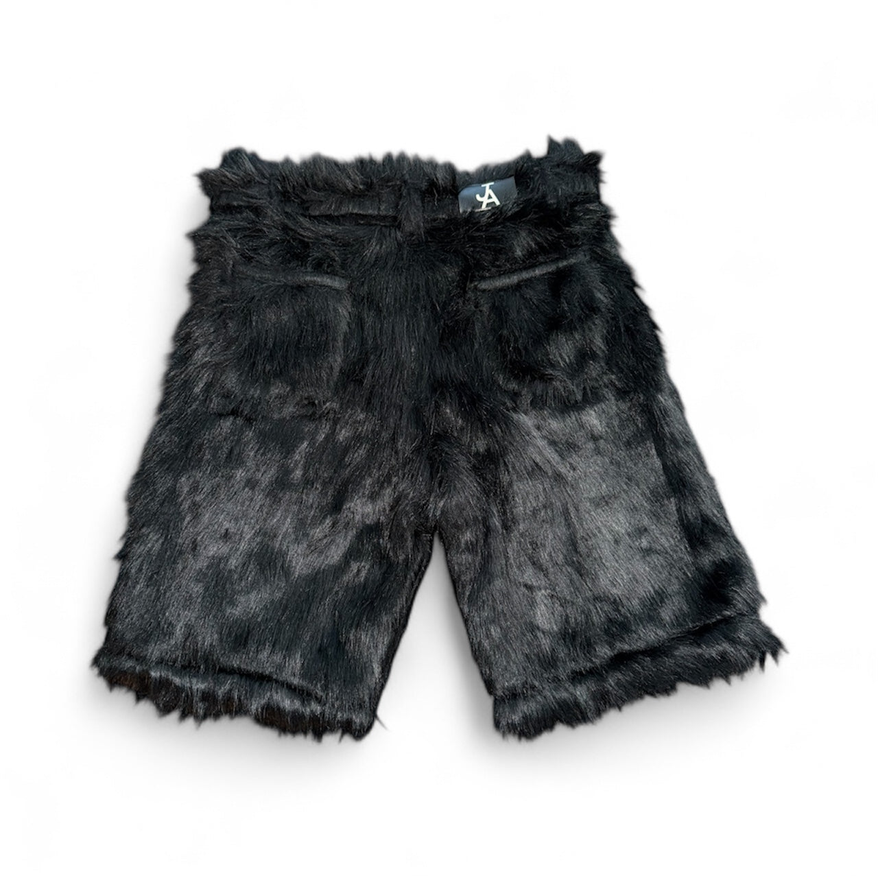Noire Fur Shorts