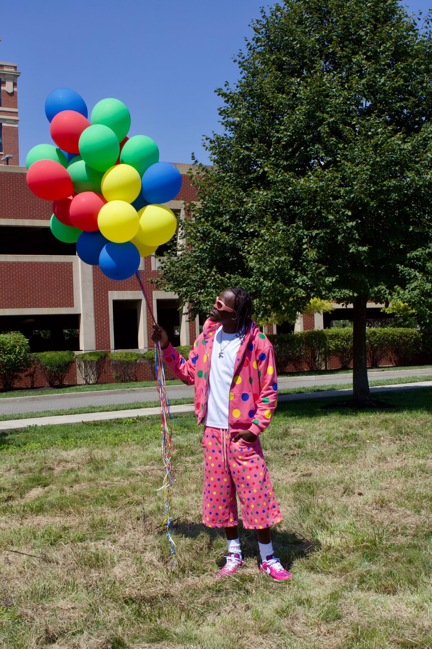Cotton Candy Reversible Polka Hoodie