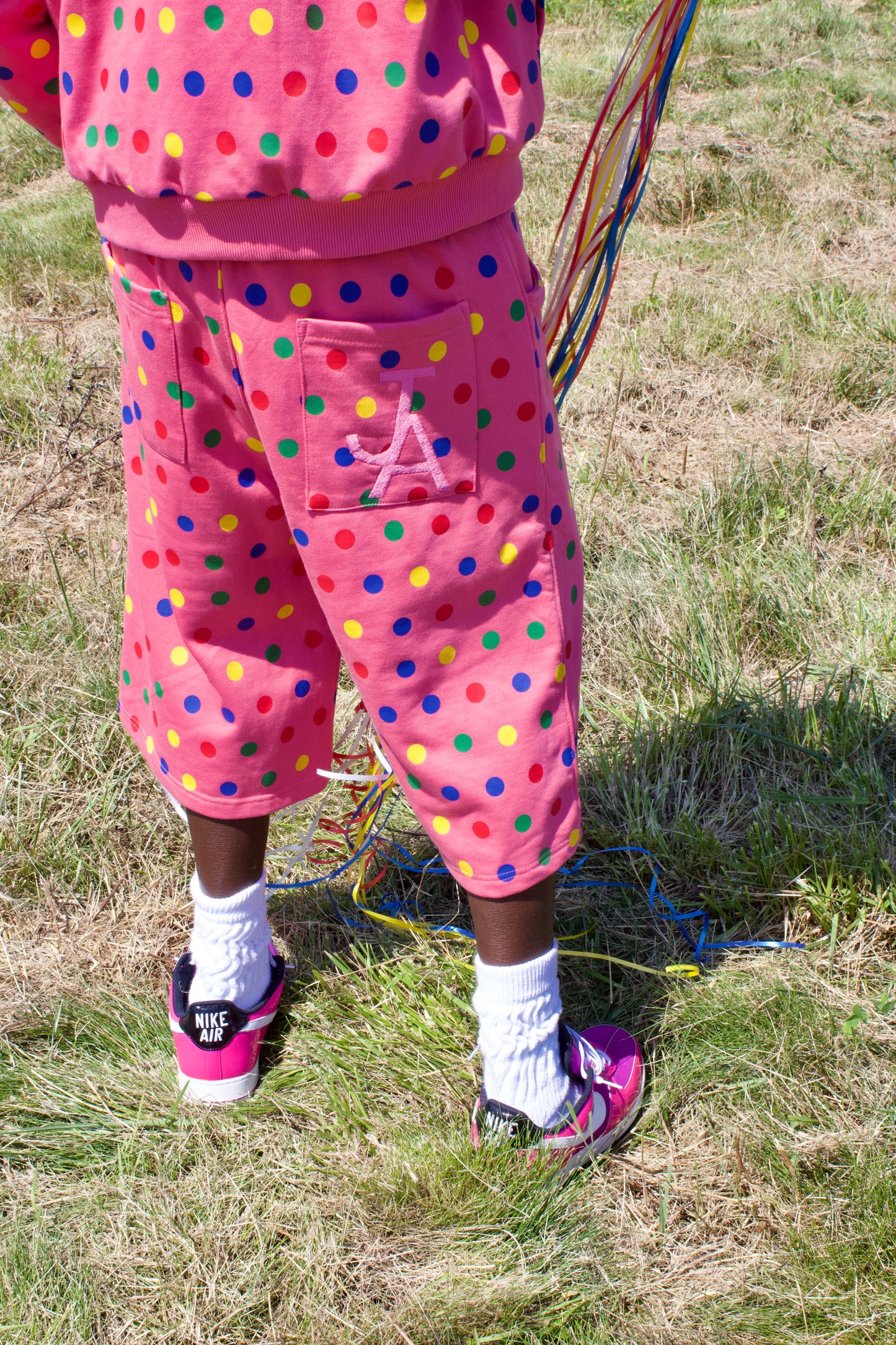 Cotton Candy Polka Shorts