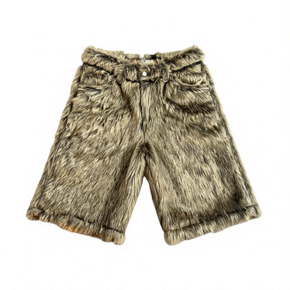 Kids Fur Shorts