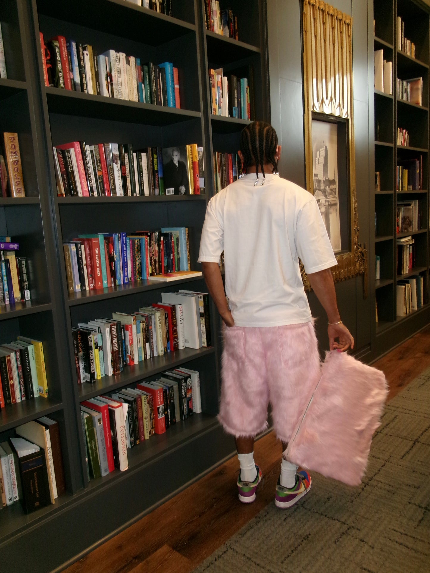 Cotton Candy Fur Shorts