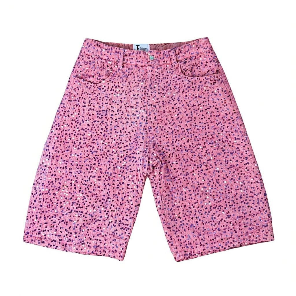 Cotton Candy Sequins Shorts