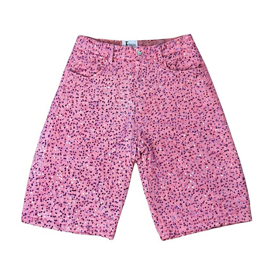 Cotton Candy Sequins Shorts