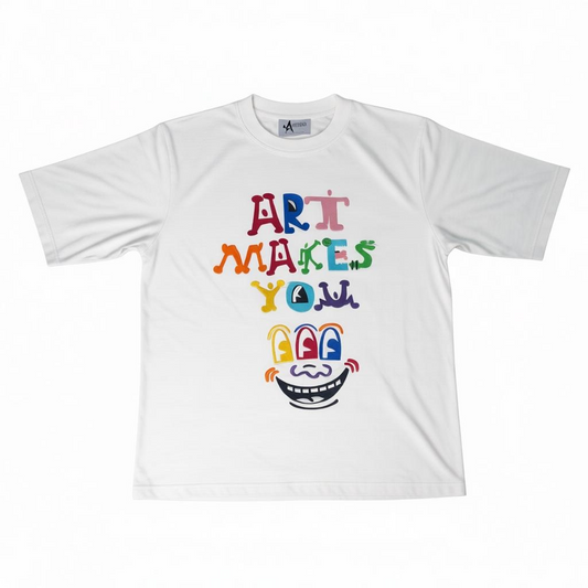 ART MAKES YOU HAPPY TEE