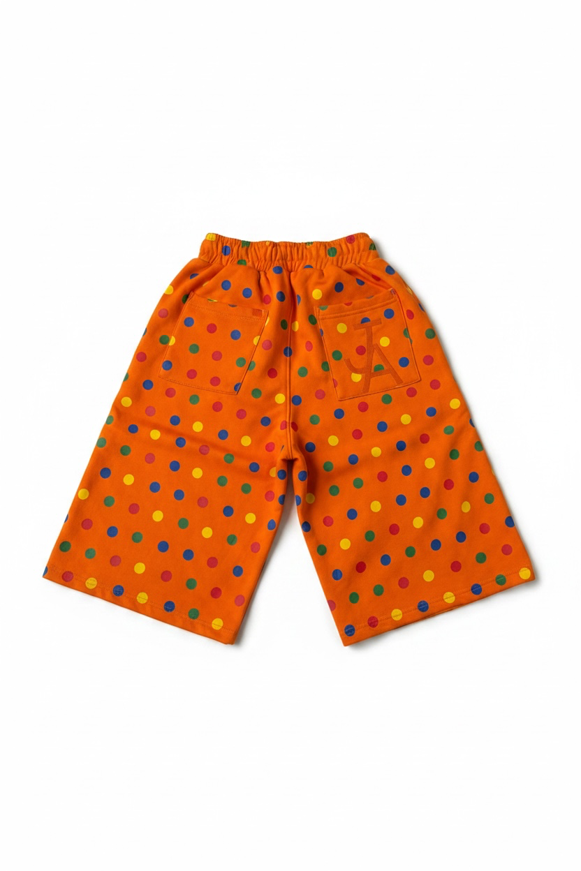 Citrus Candy Polka Shorts