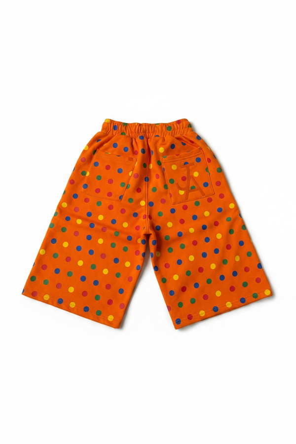Citrus Candy Polka Shorts