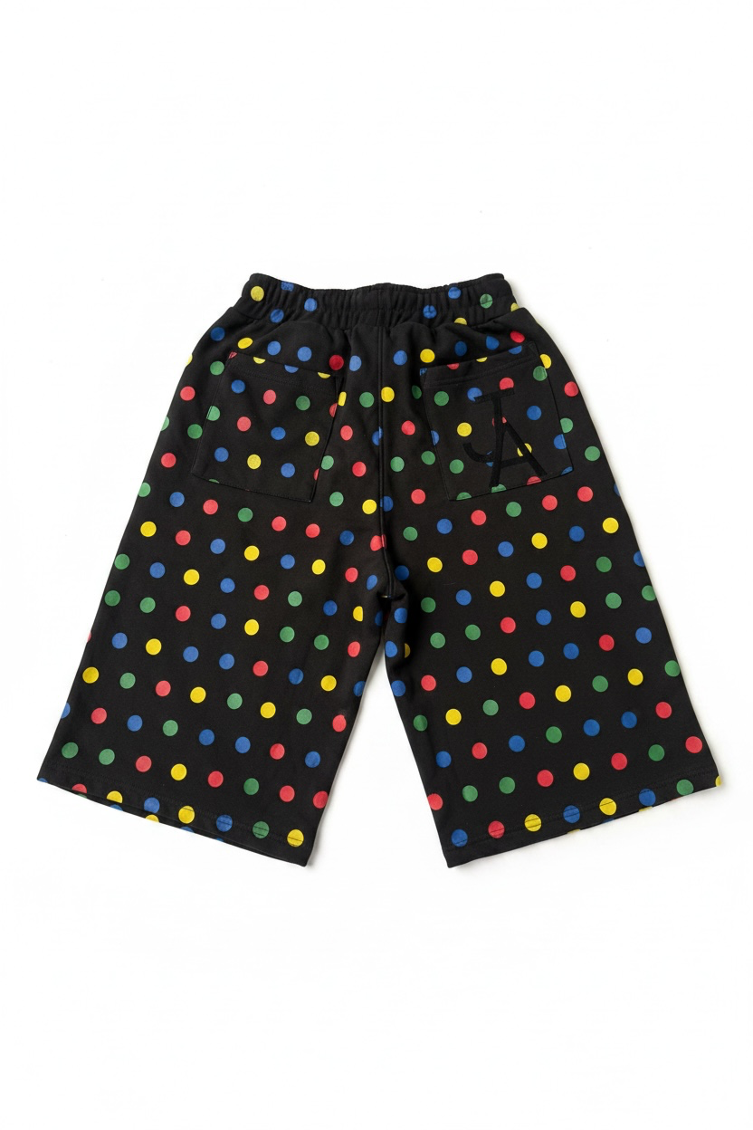 Noire Polka Shorts