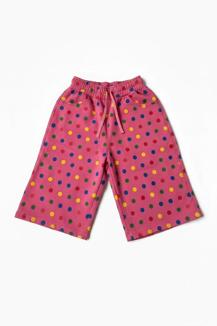 Cotton Candy Polka Shorts