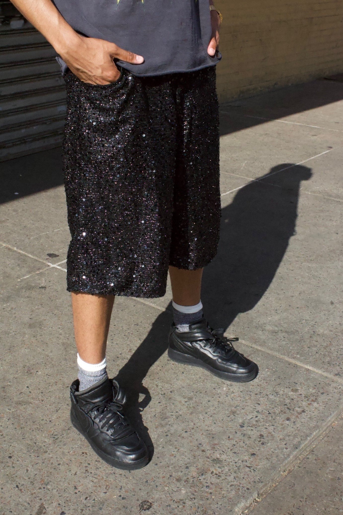 Noire Sequins Shorts