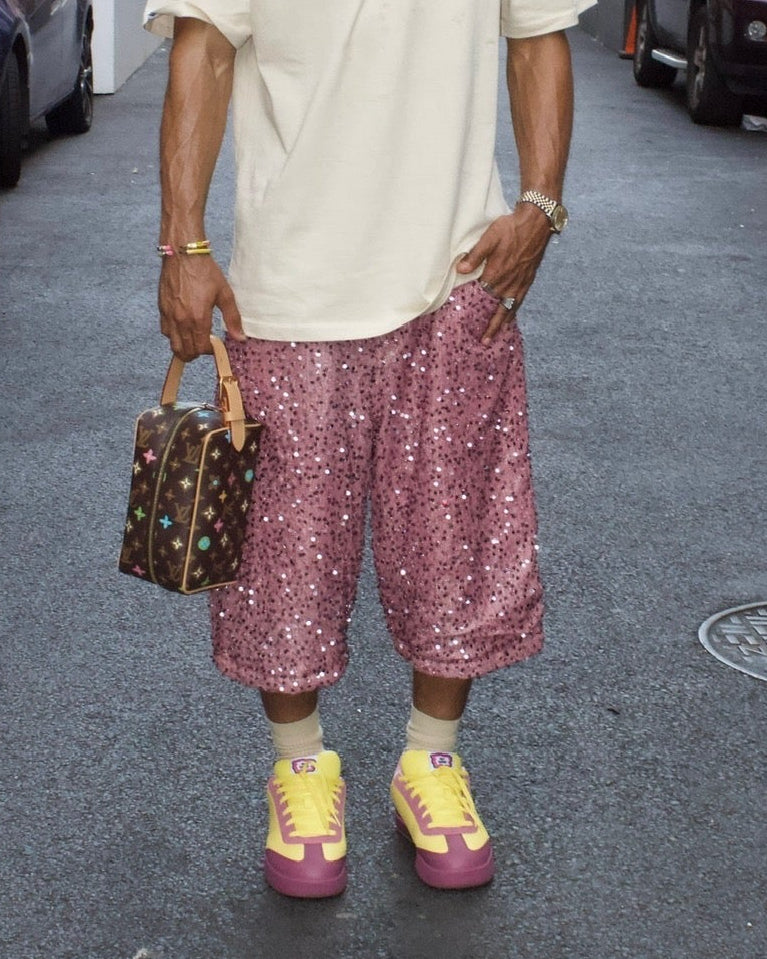 Cotton Candy Sequins Shorts