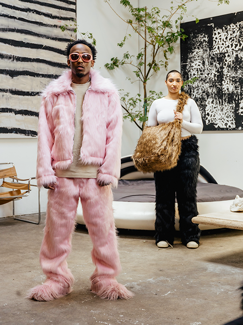 Cotton Candy Pelt Coat