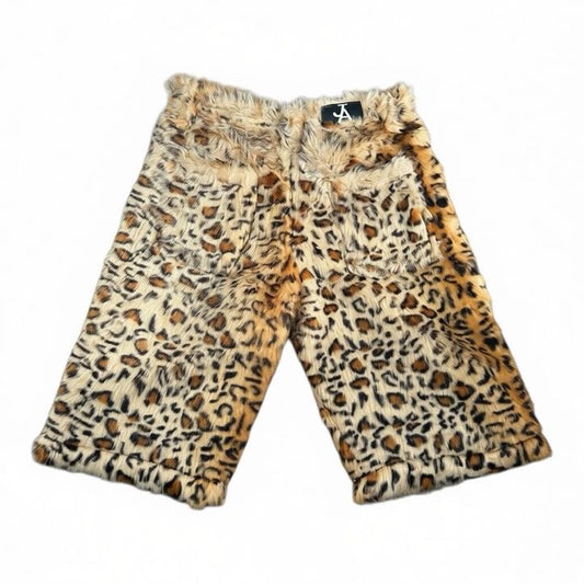 Cheetah Fur Shorts - RTS