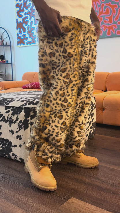 Cheetah Pelt Trousers